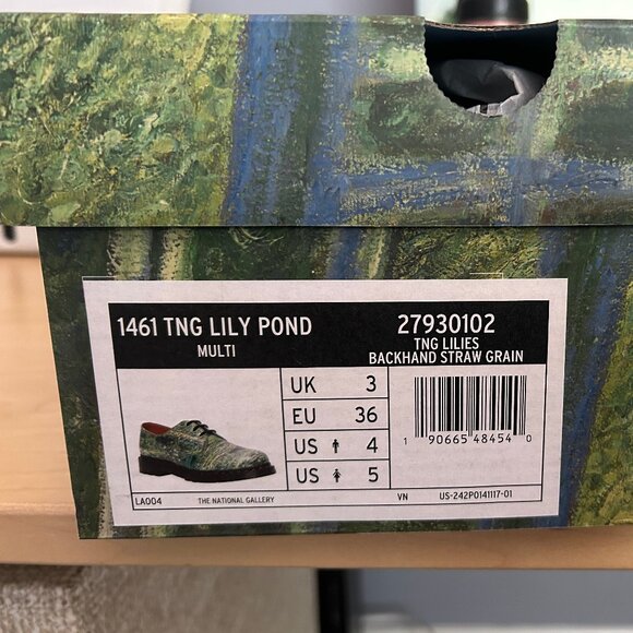 Dr Martens 1461 The National Gallery Monet Oxford Shoes - Picture 12 of 14